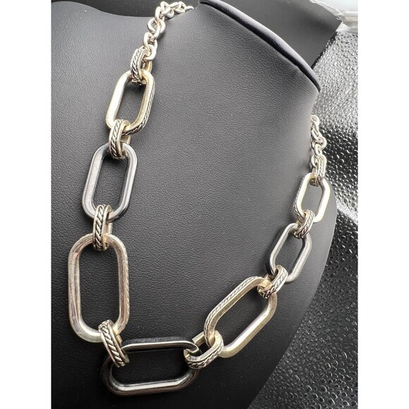 BaubleBar Mixed Link Necklace - Picture 3 of 5